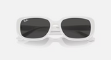 Lentes De Sol Rb4421D Bio-Based Blanco Negro
