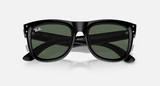 Lentes De Sol Rb Wayfarer Reverse Rb0502s Negro Brilloso Verde