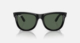Lentes De Sol Rb Wayfarer Reverse Rb0502s Negro Brilloso Verde