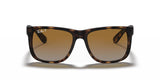 Lentes De Sol Rb Justin Rb4165n (Carey-Café Polarizado)