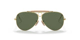 Lentes De Sol Rb Piloto Shooter Rb3138n Dorado Verde