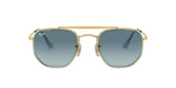 Lentes De Sol Rb Marshal II Rb3648M Dorado Azul Degradado