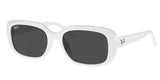 Lentes De Sol Rb4421D Bio-Based Blanco Negro