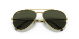 Lentes De Sol Rb Piloto New Aviado Rb3625 Dorado Verde