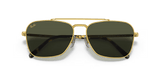 Lentes De Sol Rb Piloto New Caravan Rb3636 Dorado Verde