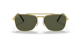 Lentes De Sol Rb Piloto New Caravan Rb3636 Dorado Verde
