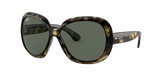 Lentes De Sol Rb Jackie Ohh II Rb4098n (Carey-Verde obscuro)