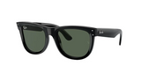 Lentes De Sol Rb Wayfarer Reverse Rb0502s Negro Brilloso Verde