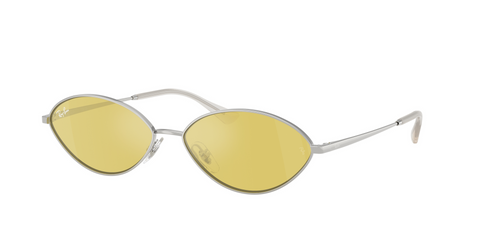 Lentes De Sol Rb3757 Kai Bio-Based Plateado Amarillo