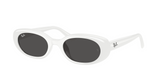 Lentes De Sol Rb4441D Bio-Based Blanco Negro