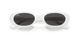 Lentes De Sol Rb4441D Bio-Based Blanco Negro